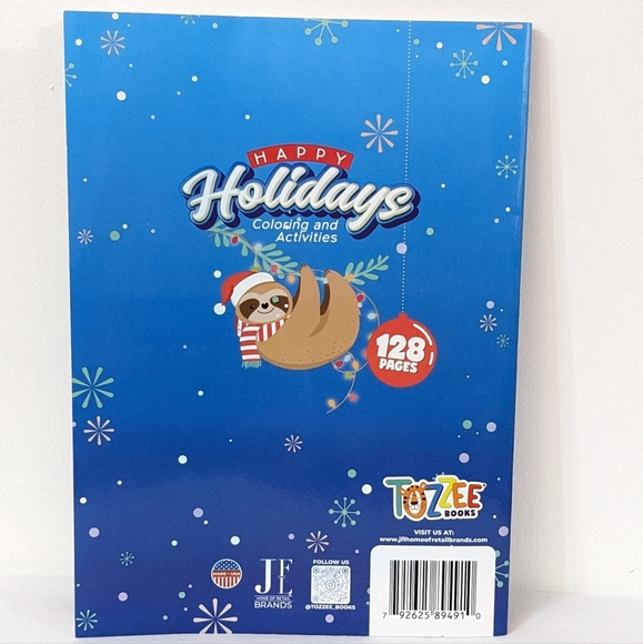 Happy Holidays Christmas Coloring and Activities Book, New, 128 Pages - Picture 2 of 6